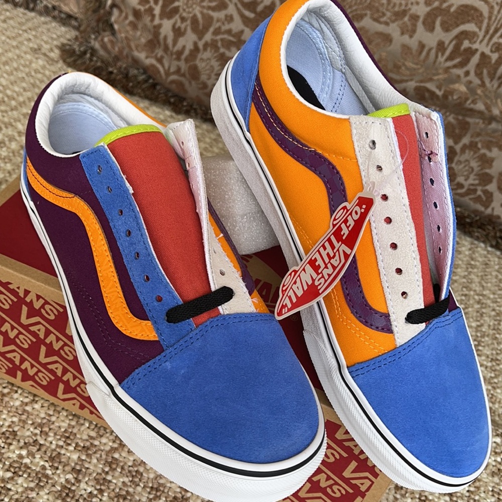 Vans Old Skool Mix & Match Gpjcbgtmr/gold Men’s - Picture 9 of 16